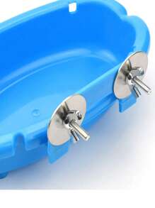 1pc Plastic Bird Bath Tub - Blue - View 7