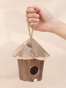 1pc Wooden Bird House - Multicolor - View 6