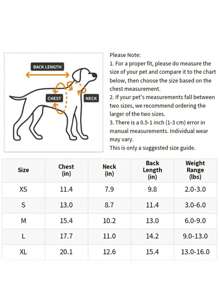 1入組格紋圖案寵物襯衫 - 紅色 - 查看 3