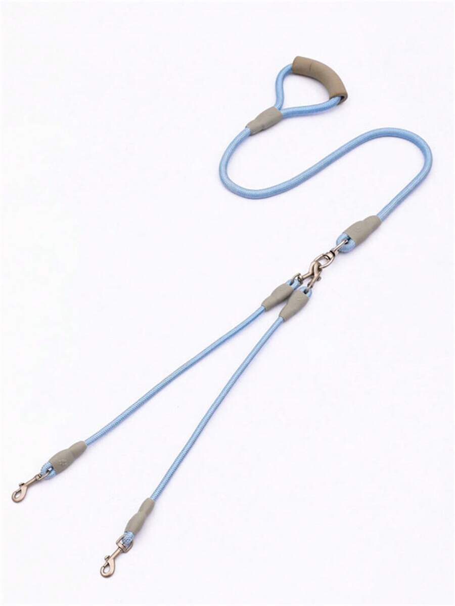 1 dây xích thú cưng hai đầu - Màu xanh lam - Xem 1