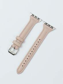 Dây đeo đồng hồ PU tương thích với Apple Watch - Hồng - Xem 2