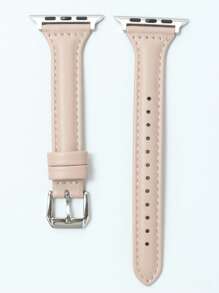 Dây đeo đồng hồ PU tương thích với Apple Watch - Hồng - Xem 3