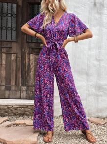 Breezaya Áo liền quần nữ Thắt lưng Trọn gói Tất cả trên in Giải trí - Nhiều màu - Xem 6