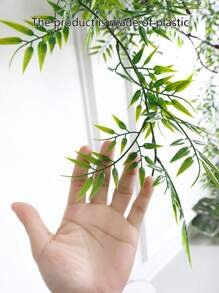 1 cái/3 cái Dây leo lá tre nhân tạo - Thích hợp cho nhà, vườn, vỏ máy điều hòa, đồ trang trí treo quanh năm trong nhà/ngoài trời, ngày lễ tình nhân, quà tặng - Nhiều màu - Xem 6