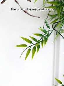 1 cái/3 cái Dây leo lá tre nhân tạo - Thích hợp cho nhà, vườn, vỏ máy điều hòa, đồ trang trí treo quanh năm trong nhà/ngoài trời, ngày lễ tình nhân, quà tặng - Nhiều màu - Xem 7