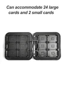 1 hộp lưu trữ thẻ trò chơi Tương thích với Oled/Lite - màu đen - Xem 3