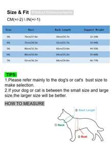 1 件可愛棕色拼色背心適合中大型犬種,春夏款 - 棕色 - 查看 4