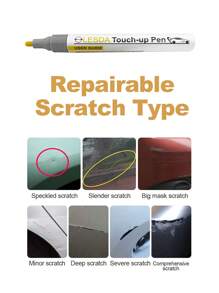 Car Dedicated White Touch-Up Paint Compatible With Volkswagen - White - View 4