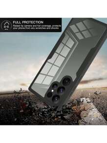 Minimalist Anti-Fall Phone Case Compatible With IPhone 11,Galaxy A52,Xiaomi Redmi Note 11 - Black - View 6