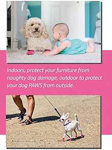 1入組素色寵物鞋子適用於狗狗和貓適用於戶外