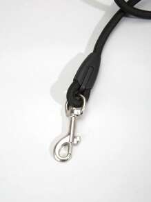 1pc Solid Color Pet Leash For Dog For Outdoor - Black - View 3