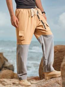 In My Nature Đàn ông khối màu chắp vá Quần ngoài trời Quần áo đi bộ đường dài - Nhiều màu - Xem 6