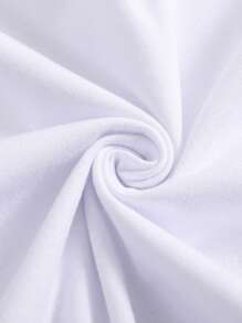 INAWLY 口号图案 T 恤 Be Real Not Perfect 图案 T 恤 女式上衣 - 白色 - 查看 6