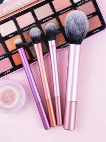 4Pcs Makeup Brushes Set Foundation Brush Cosmetic Brush Set Makeup Tools