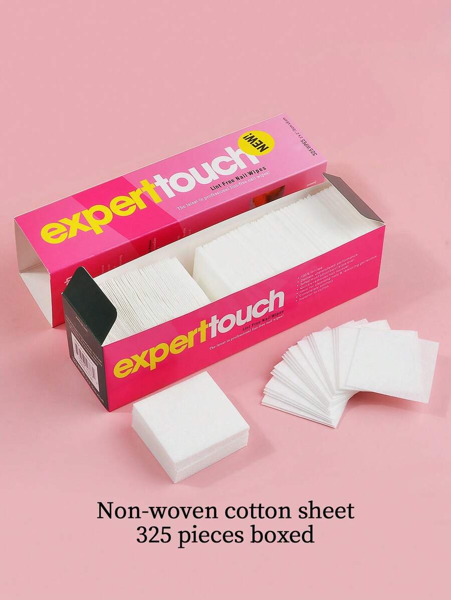 325片装卸甲棉片，指甲清洁湿巾，吸水垫，指甲护理及保养用品 - 彩色 - 查看 1