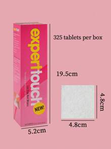 325片装卸甲棉片，指甲清洁湿巾，吸水垫，指甲护理及保养用品 - 彩色 - 查看 4