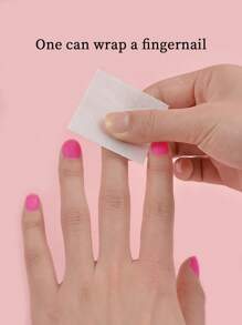325片装卸甲棉片，指甲清洁湿巾，吸水垫，指甲护理及保养用品 - 彩色 - 查看 6