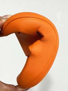 Chicos Zapatillas impermeable con abertura con banda única minimalista para exterior - Naranja - Ver 5