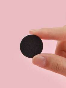 klimonla Sanding Paper Discs, 50pcs 25mm 180 Grit Nail Art Foot File Sanding Disc - Black - View 6