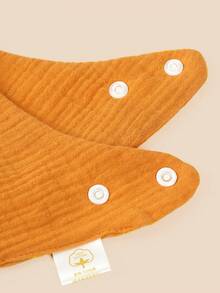 Bebé 3 piezas Babero unicolor