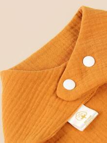 Bebé 3 piezas Babero unicolor