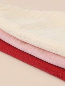 3pcs Baby Solid Bib - Multicolor - View 2