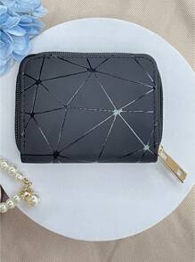 Short Wallet Coin Multi-Functional Accordion Zipper Card Case Id Card Holder Wallet Business Card Holder Credit Card Holder Women For Women Wallet Mini Wallet Purse Wallet Card Wallet - Black - View 6