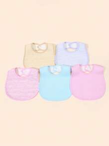 5 chiếc Yếm Sọc Cho Bé Cho Tất Cả Các Mùa - Nhiều màu - Xem 1