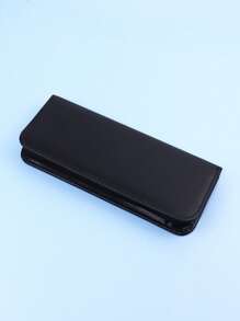 Reusable Hairdresser Scissor Bag Pu Modern Square Extra Thick Easy Storage Hair Cutting Tool - Black - View 3