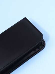 Reusable Hairdresser Scissor Bag Pu Modern Square Extra Thick Easy Storage Hair Cutting Tool - Black - View 4