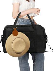 Gancho para sombrero multifuncional para viaje con un diseño moderno y minimalista, perfecto para viajes durante las vacaciones y festivales, puede usarse como gancho para bolso - Marrón - Ver 4