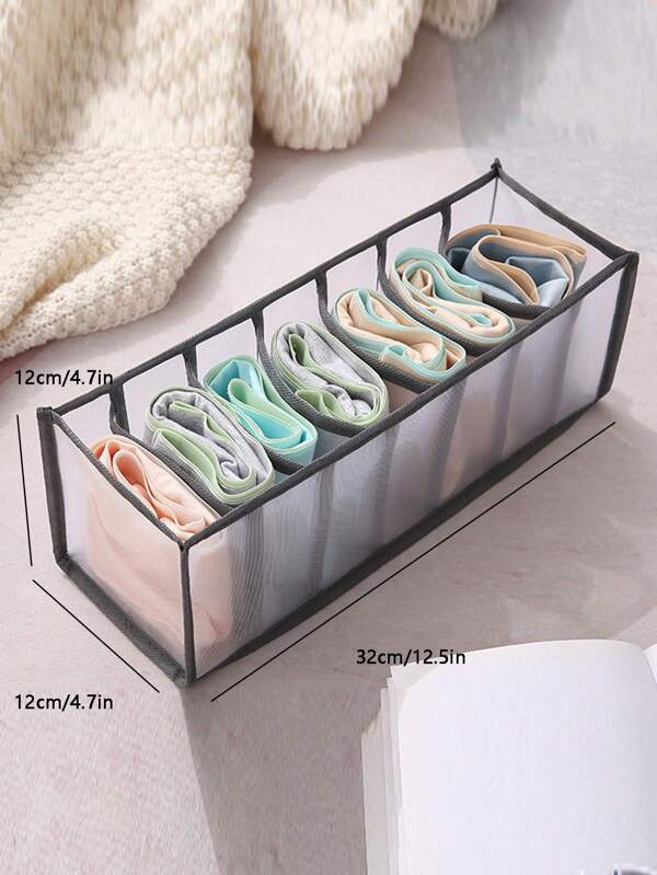 MultiGrid Underwear Storage Box Contrast Binding SHEIN USA