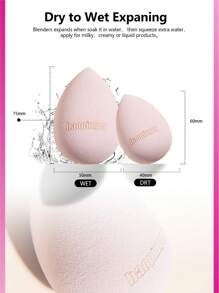 baopinger 1个宝平格粉色太空舱造型美妆蛋，化妆海绵，补妆神器，专业化妆工具，无动物实验，不含乳胶，旅行或外出携带的理想之选，价格实惠，适合作为圣诞礼物、化妆品、化妆工具、平价好物、礼品、女士礼品、圣诞礼物 - 淺粉色 - 查看 6