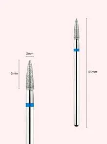 1PC Diamond Nail Drill Bit Pedicure Drill Bits Electric Nail File For Acrylic Gel Nails Cuticle Remover Manicure Pedicure Tools Home Salon Use