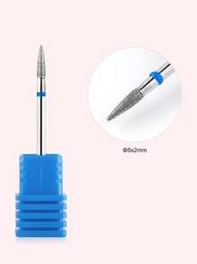 1PC Diamond Nail Drill Bit Pedicure Drill Bits Electric Nail File For Acrylic Gel Nails Cuticle Remover Manicure Pedicure Tools Home Salon Use