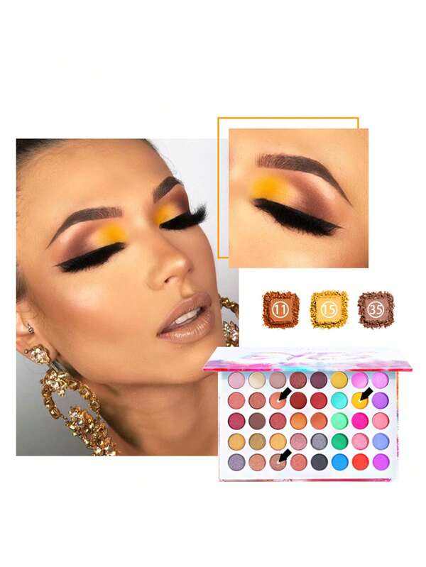 40Color Eye Shadow Palette, Matte Glitter Matte Eyeshadow Palette