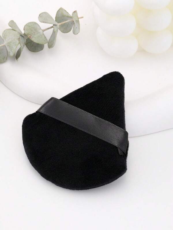 1 pezzo Puff in cristallo nero a cuscino triangolare in velluto morbido per cipria libera spugnette
spugnette trucco
puff cipria
spugnette viso