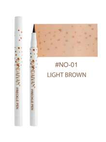 HANDAIYAN 1ml Natural Freckle/Mole Pen, High Pigment Waterproof, Easy To Apply, Creates Refined Makeup Look, Suitable For Parties, Festivals, Daily Makeup, Halloween, Christmas, Autumn/Winter. Also Applicable For Camping, Travel, Gatherings And Other Fashionable Makeup Occasions. Cosmetic Product, Face Painting, Makeup, Suitable For Women, Winter/Spring, Suitable As Birthday, Valentine's Day, Mother's Day Gift, Carnival Party. Best Color Choice For Y2K Fancy Fashion - 01 Natural - 查看 1