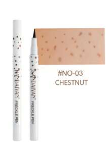 HANDAIYAN 1ml Natural Freckle/Mole Pen, Highly Pigmented Waterproof, Easy To Apply, Creates Refined Makeup Look, Suitable For Parties, Festivals, Daily Makeup, Halloween, Christmas, Autumn/Winter. Also Applicable For Camping, Travel, Gatherings And Other Fashionable Makeup Occasions. Cosmetic Product, Face Painting, Makeup, Suitable For Women, Winter/Spring, Suitable As Birthday, Valentine's Day, Mother's Day Gift, Carnival Party. Best Color Choice For Y2K Fancy Fashion - 03 Wheat - 查看 1