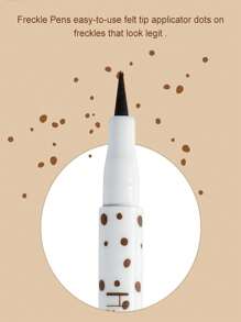 HANDAIYAN 1ml Natural Freckle/Mole Pen, Highly Pigmented Waterproof, Easy To Apply, Creates Refined Makeup Look, Suitable For Parties, Festivals, Daily Makeup, Halloween, Christmas, Autumn/Winter. Also Applicable For Camping, Travel, Gatherings And Other Fashionable Makeup Occasions. Cosmetic Product, Face Painting, Makeup, Suitable For Women, Winter/Spring, Suitable As Birthday, Valentine's Day, Mother's Day Gift, Carnival Party. Best Color Choice For Y2K Fancy Fashion - 03 Wheat - 查看 2