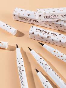 HANDAIYAN 1ml Natural Freckle/Mole Pen, Highly Pigmented Waterproof, Easy To Apply, Creates Refined Makeup Look, Suitable For Parties, Festivals, Daily Makeup, Halloween, Christmas, Autumn/Winter. Also Applicable For Camping, Travel, Gatherings And Other Fashionable Makeup Occasions. Cosmetic Product, Face Painting, Makeup, Suitable For Women, Winter/Spring, Suitable As Birthday, Valentine's Day, Mother's Day Gift, Carnival Party. Best Color Choice For Y2K Fancy Fashion - 03 Wheat - 查看 4