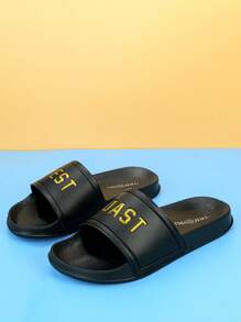 男士涼拖鞋 - 黑色 - 查看 3