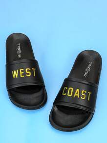 男士涼拖鞋 - 黑色 - 查看 4