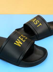 男士涼拖鞋 - 黑色 - 查看 5