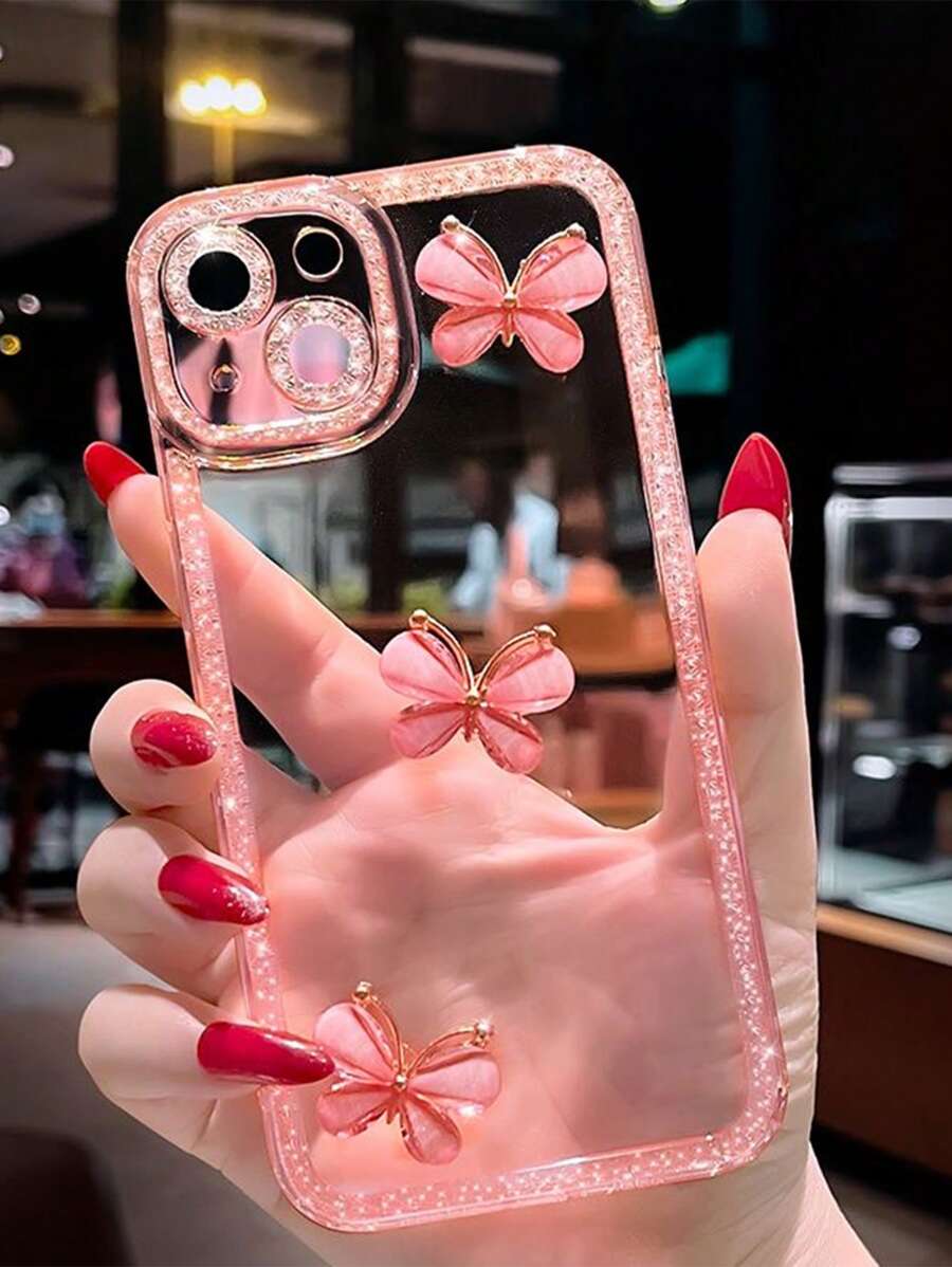 Sang trọng Pha lê Loại bướm Ốp lưng & bao da điện thoại - Nhiều màu - Xem 1