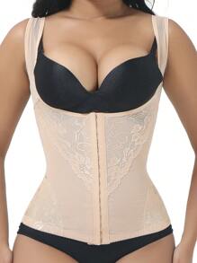 Contrast Lace Waist Trainer