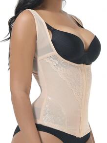 Contrast Lace Waist Trainer