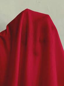 SHEIN Essnce Plus Slogan Graphic Summer Tee Enjoy The Little Things - Red - View 4