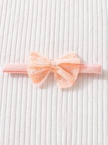 SHEIN Đạo cụ chụp ảnh cho trẻ sơ sinh Tương phản ren Xù màu trơn - Màu Hồng baby - Xem 7