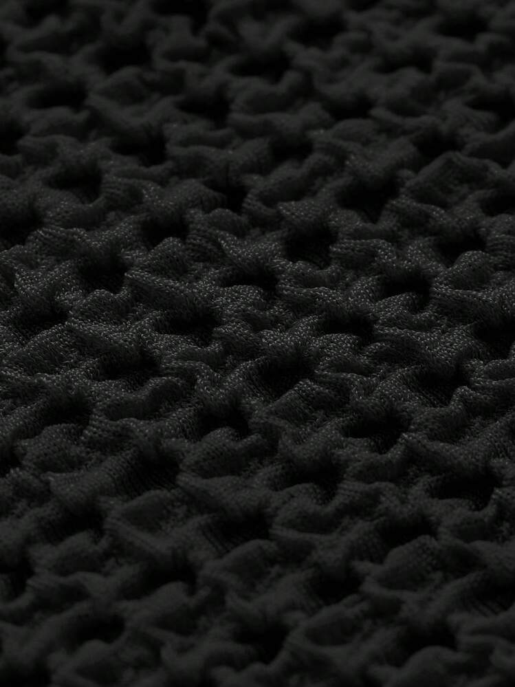 SHEIN ICON Top bandeau girante delantero con abertura - Negro - Añade 3